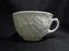 Wedgwood Countryware, White Embossed Leaves: Cup & Saucer Set (s), 2 1/4"