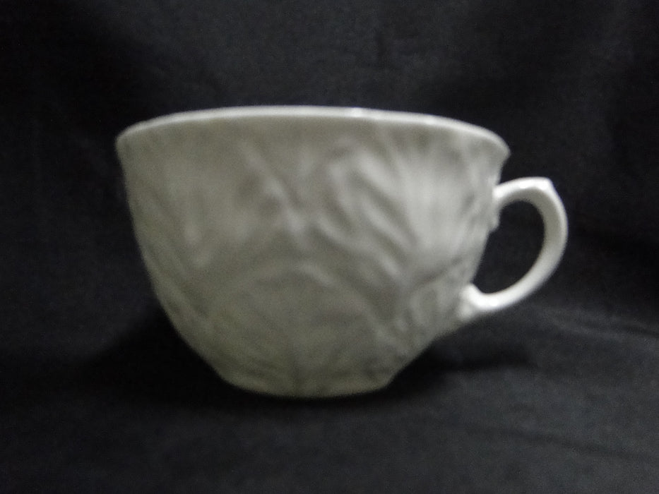 Wedgwood Countryware, White Embossed Leaves: Cup & Saucer Set (s), 2 1/4"