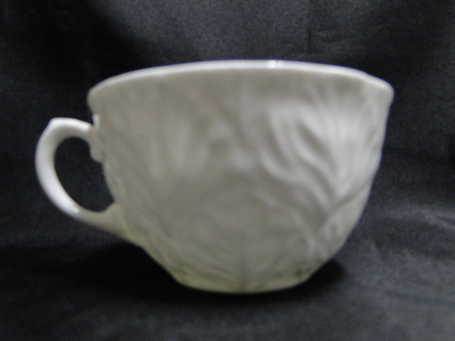 Wedgwood Countryware, White Embossed Leaves: Cup & Saucer Set (s), 2 1/4"