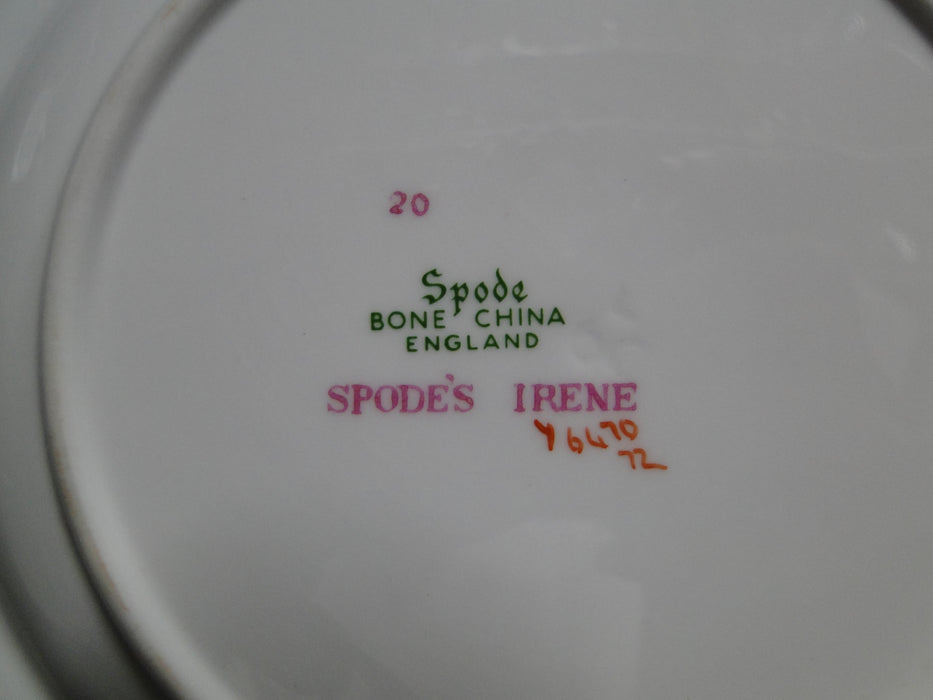 Spode Irene, Pink & Yellow Flowers, Scalloped: Bread Plate (s), 6 1/4"