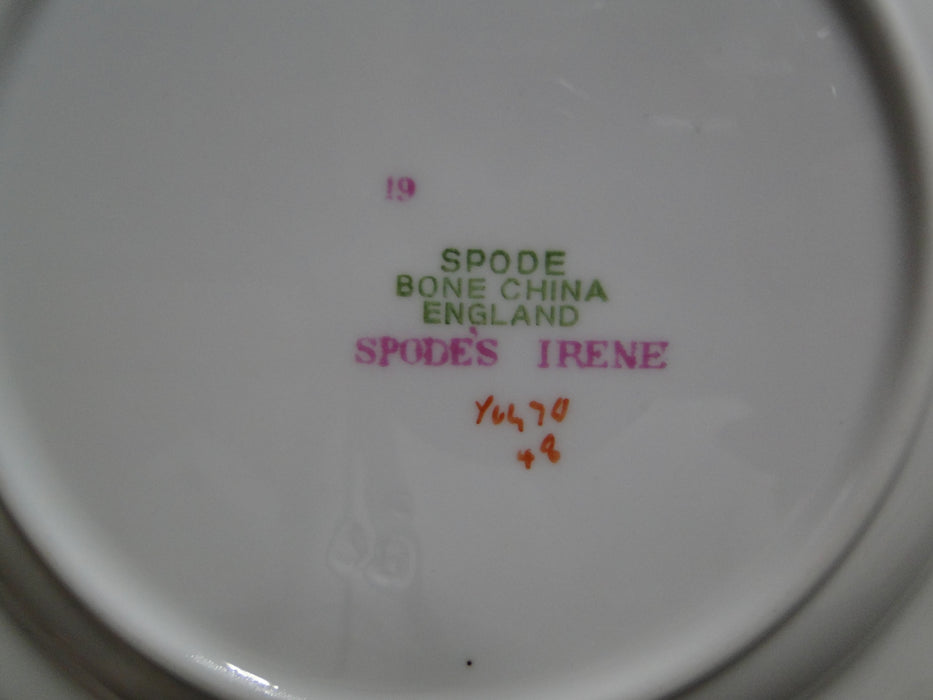 Spode Irene, Pink & Yellow Flowers, Scalloped: Bread Plate (s), 6 1/4"
