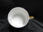 Raynaud Ceralene Anneau d'Or, Thick Gold Band: Demitasse Cup & Saucer Set
