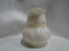 Belleek Ribbon, Yellow, Swirled, Ireland: Creamer (s), 3 1/4", Ivory Inside
