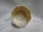 Belleek Ribbon, Yellow, Swirled, Ireland: Open Sugar Bowl, Ivory Inside