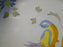 Longchamp Perouges, Light Blue w/ Bird & Flowers: Salad Plate, 7 1/2", Crazing