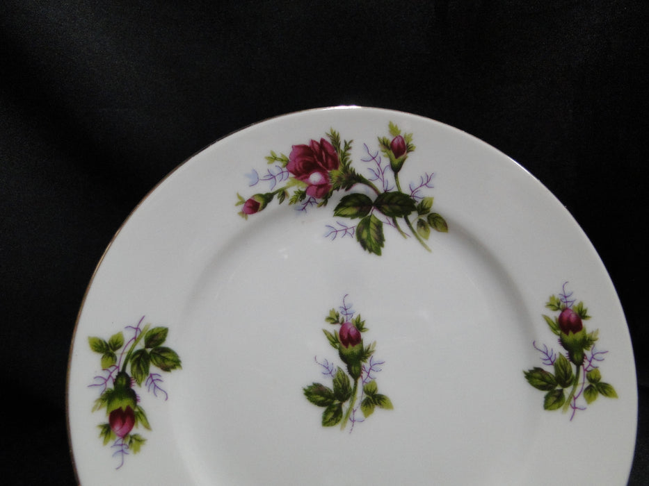 Mikasa Moss Rose 7288, Gold Trim: Bread Plate (s), 6 5/8"