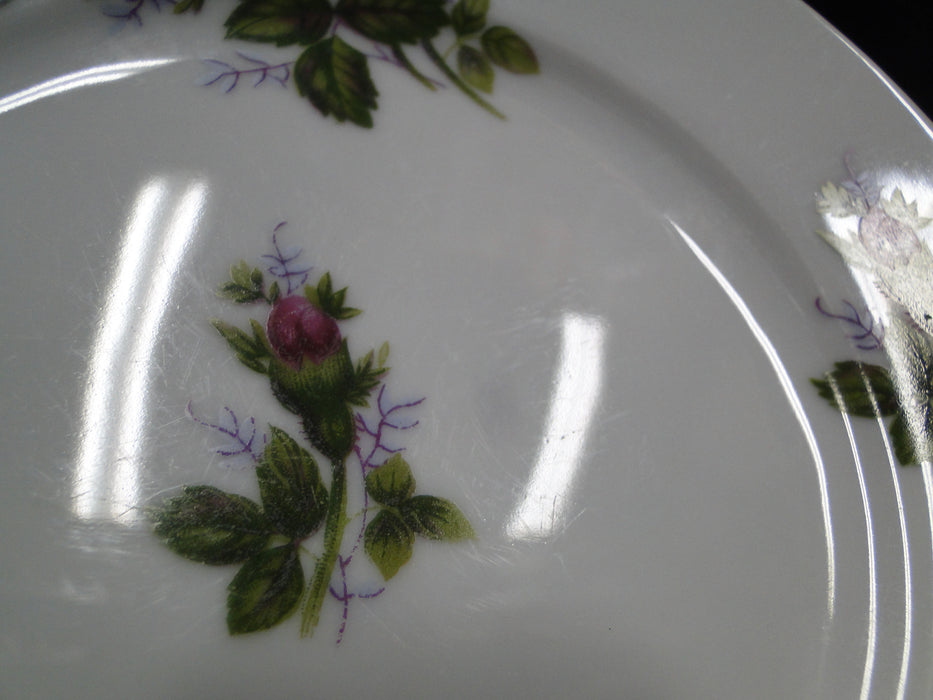 Mikasa Moss Rose 7288, Gold Trim: Bread Plate (s), 6 5/8"