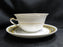Royal Schwarzburg Docelie, Fruit, Yellow & Blue Bands: Cup & Saucer Set (s), 2"