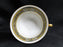 Royal Schwarzburg Docelie, Fruit, Yellow & Blue Bands: Cup & Saucer Set (s), 2"