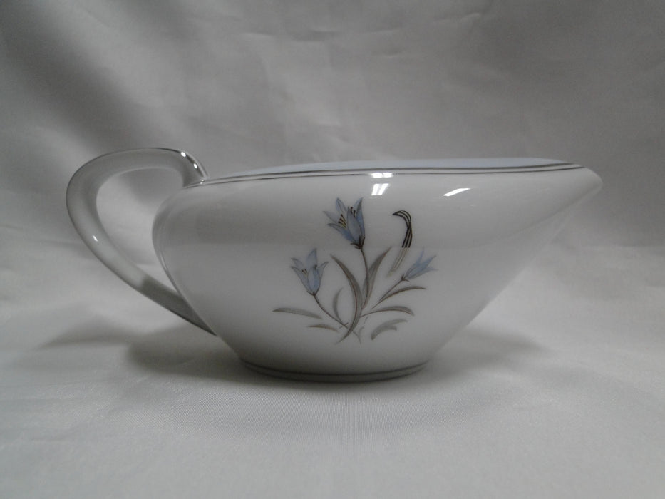 Noritake Bluebell, 5558, Blue Band & Flowers: Creamer / Cream Pitcher, 2 3/8"