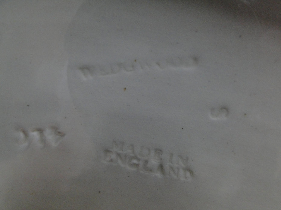 Wedgwood Edme, Ribbed Rim, Off White: Square Cake Plate, 9 7/8"