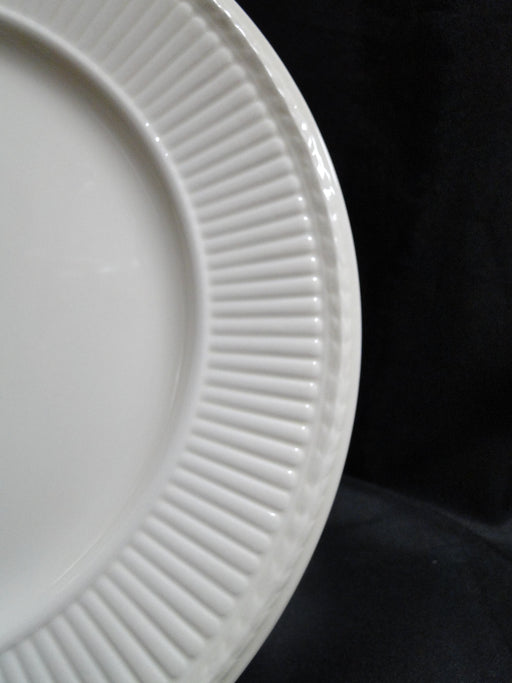 Wedgwood Edme, Ribbed Rim, Off White: Dinner Plate (s), 10 1/2"