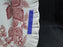 Wedgwood Bramble Pink Shell Edge, Queen's Ware: Dinner Plate, 10 1/4", Crazing
