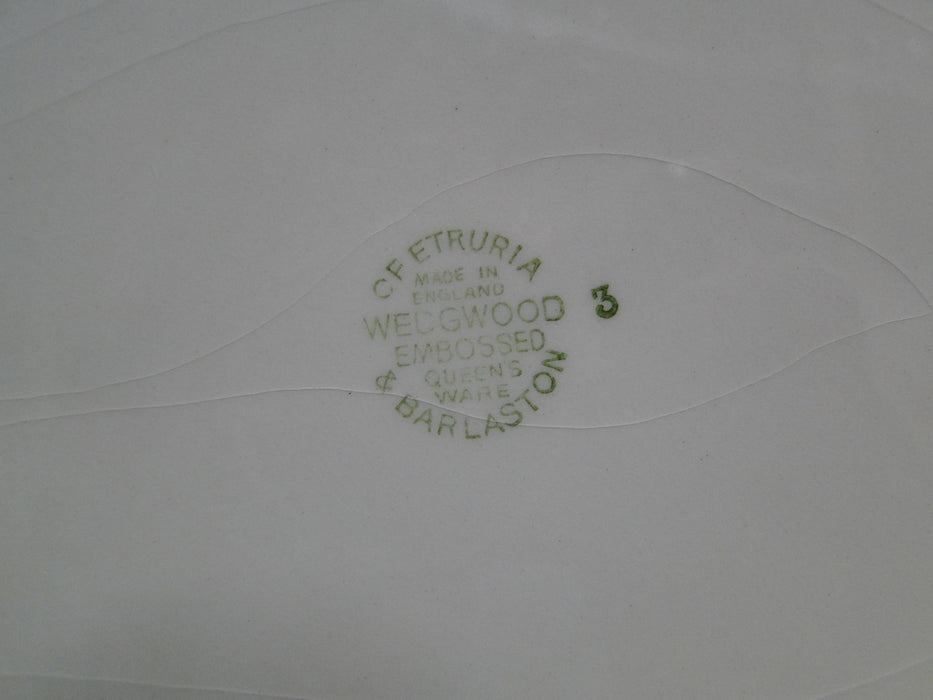 Wedgwood Queensware Lavender / Blue on Cream, Plain: Salad Plate 8 1/4", Crazing