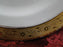Hutschenreuther HUT184, White w/ Encrusted Gold, No Verge: Bread Plate, As Is