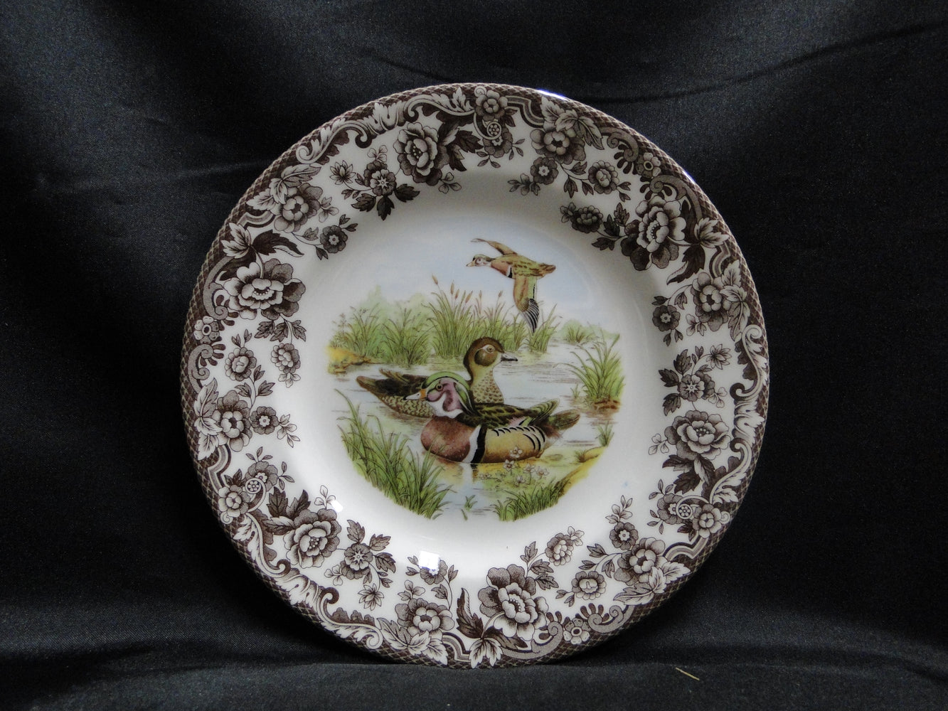 Spode Woodland Wood Duck, England: NEW Salad Plate (s), 7 3/4", Box