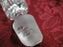 Waterford Crystal, Vertical Cuts: Round Perfume Bottle w/ Stopper, 4 7/8", As Is