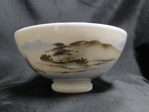 Japanese Handpainted, Birds & Iris: Bowl, 6 1/4" x 3", As Is