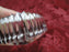 Waterford Crystal Paperweight: Clear Heart w/ Cut Ridges, Ridge Center, As Is