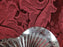 Waterford Crystal Paperweight: Clear Heart w/ Cut Ridges, Ridge Center, As Is