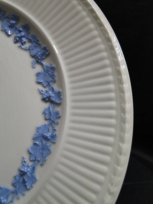 Wedgwood 2804, Edme w/ Lavender / Blue Grapes: Luncheon Plate, 9", Crazing