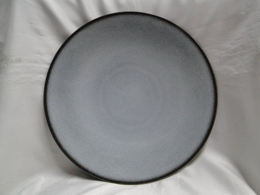 Jars Tourron Gris Ecorce, Blue/Grey & Black: Round Serving Platter, 13", Flaw