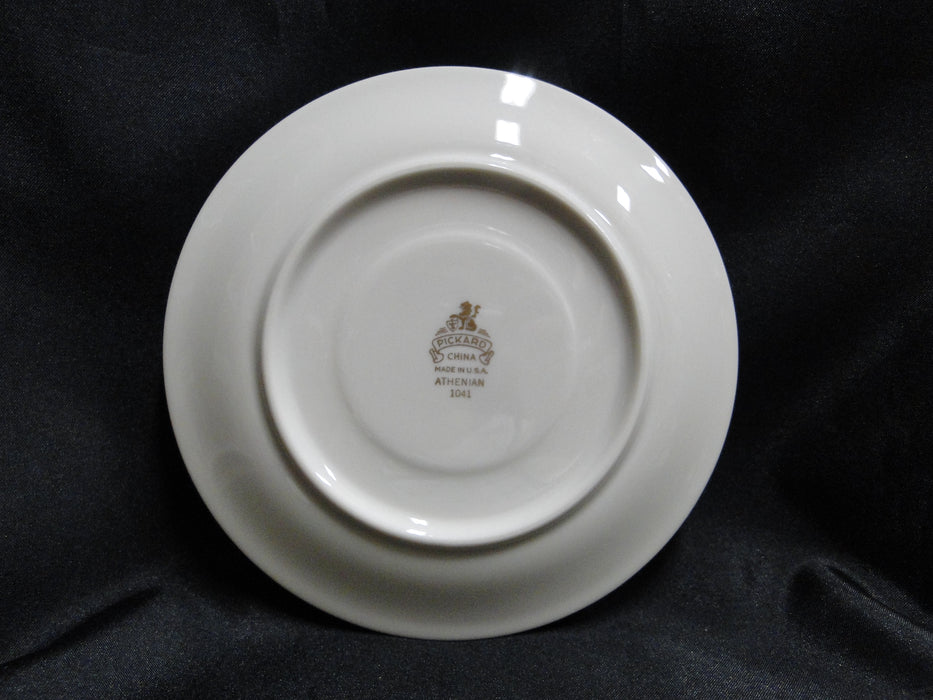 Pickard Athenian, Ivory, Gold Encrusted: Cup & Saucer Set (s), 2 3/8" Tall