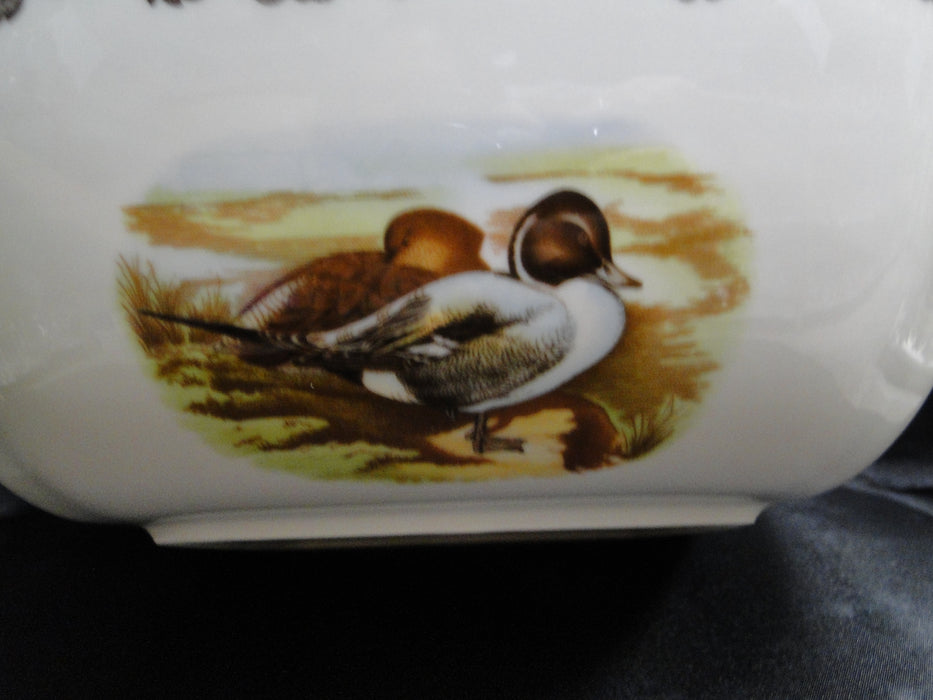 Spode Woodland Lapwing Pintail Quail Game Birds: NEW Square Serving Bowl, Box