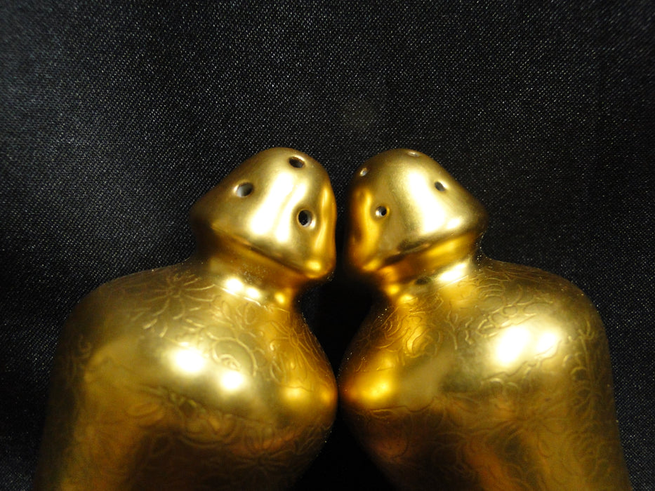 Pickard Rose & Daisy, All Over Gold w/ Flowers: Salt OR Pepper Shaker, Larger