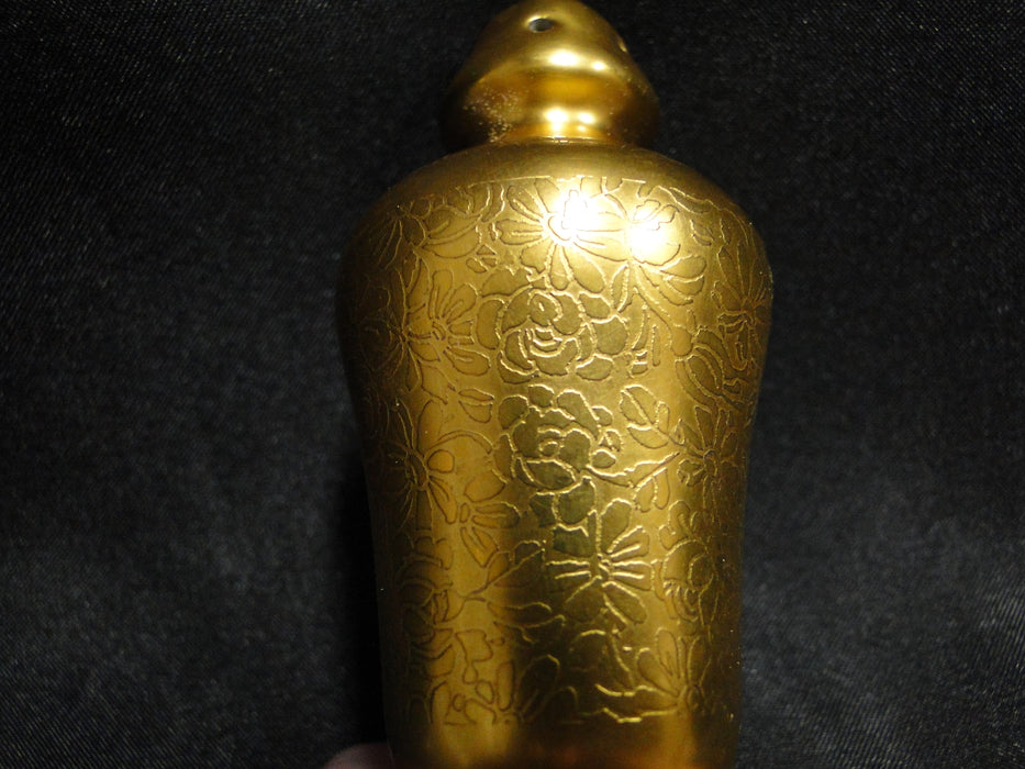 Pickard Rose & Daisy, All Over Gold w/ Flowers: Salt OR Pepper Shaker, Larger