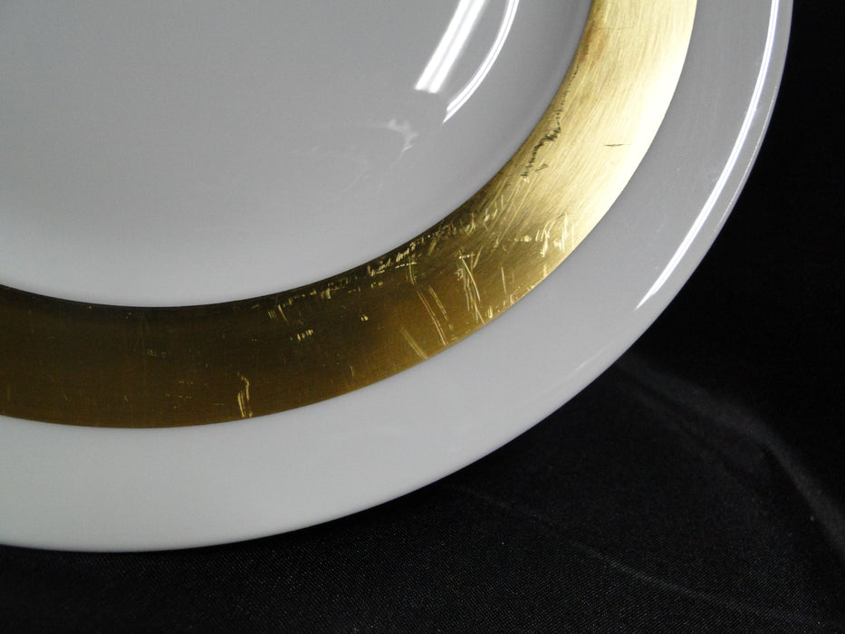 Raynaud Ceralene Anneau d'Or, Thick Gold Band: Luncheon Plate (s), 8 7/8"