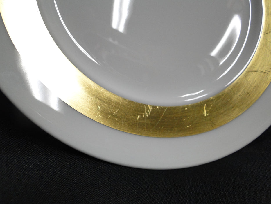 Raynaud Ceralene Anneau d'Or, Thick Gold Band: Salad Plate (s), 7 5/8"