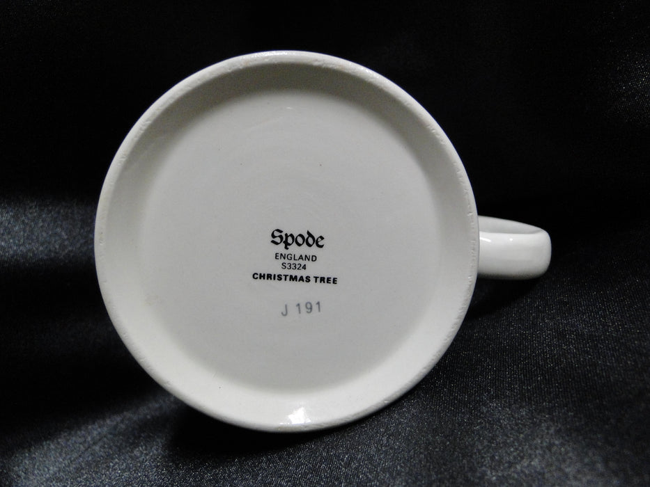 Spode Christmas Tree, Green Trim, England: Mug (s), 3 1/4" Tall, Crazing