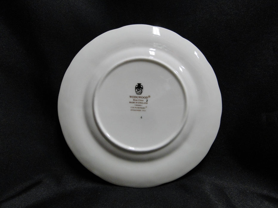 Wedgwood Countryware, White Embossed Leaves: Bread Plate (s), 6 1/8"