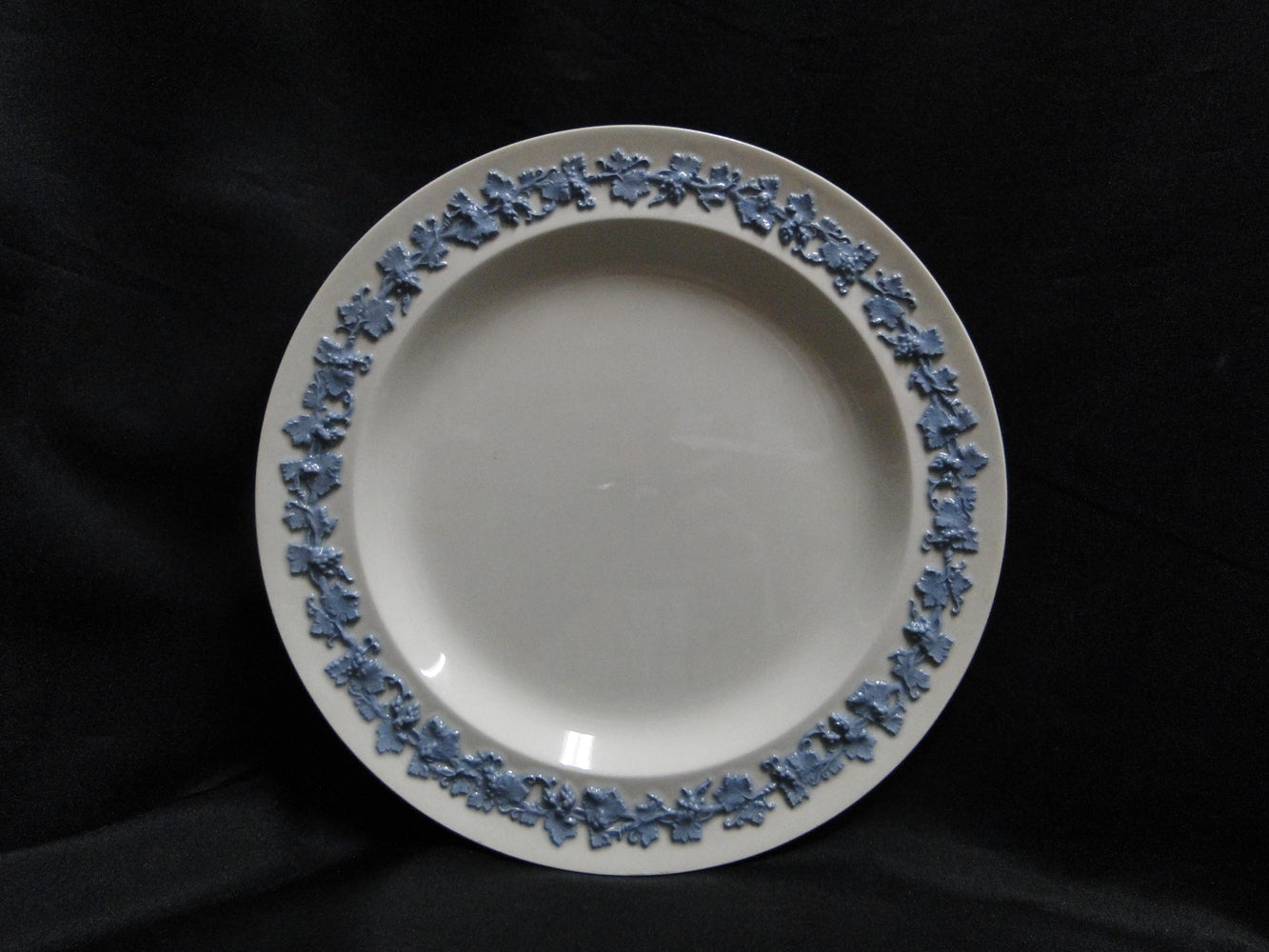 Wedgwood Queensware Lavender / Blue on Cream, Plain: Salad Plate (s), 8 1/4"