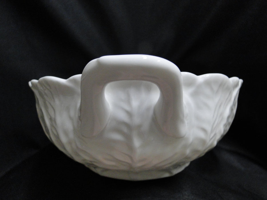 Coalport Countryware, White Embossed Leaves: Covered Serving Bowl, No lid, As Is