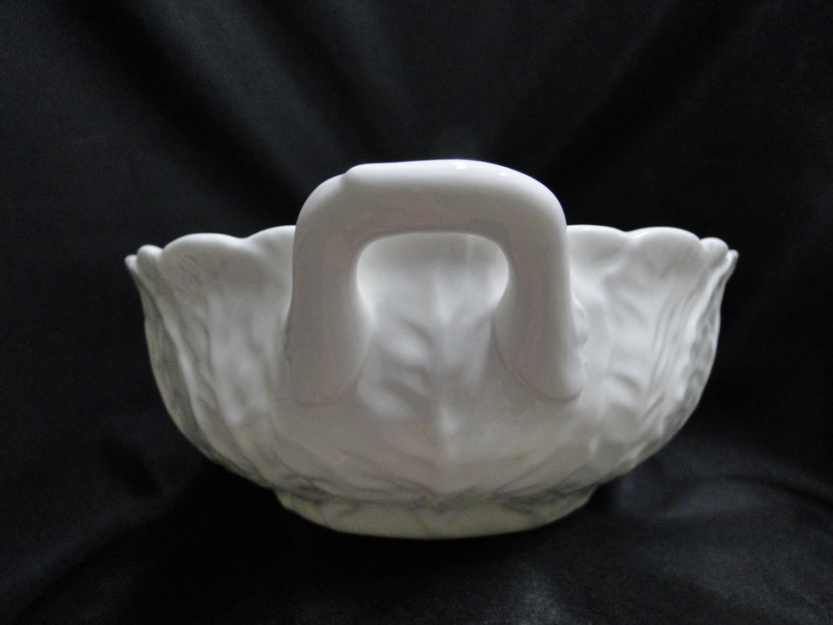 Coalport Countryware, White Embossed Leaves: Covered Serving Bowl, No lid, As Is
