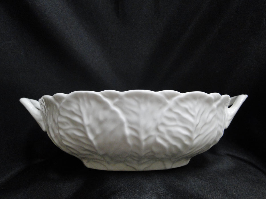 Coalport Countryware, White Embossed Leaves: Covered Serving Bowl, No lid, As Is