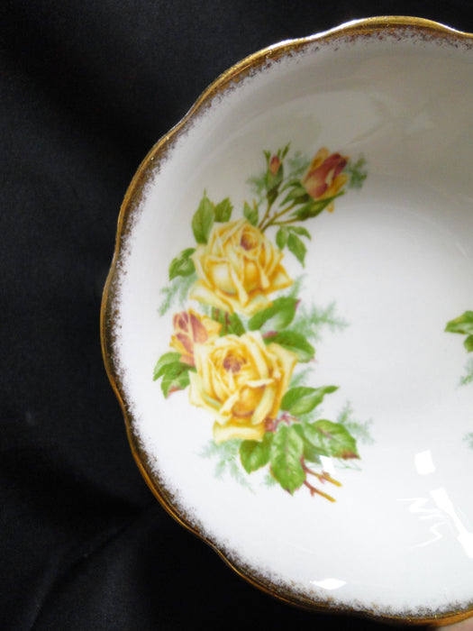 Royal Albert Tea Rose Yellow, Gold Trim: Coupe Cereal Bowl (s), 6 1/4"