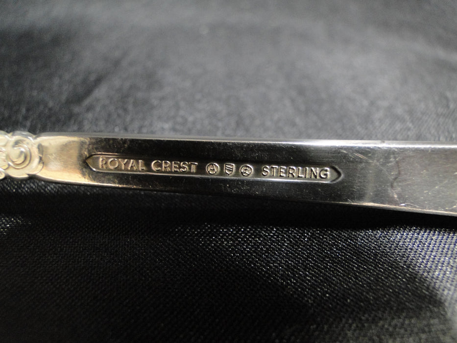 Royal Crest Castle Rose, Sterling, 1942: Teaspoon (s), 6", As Is