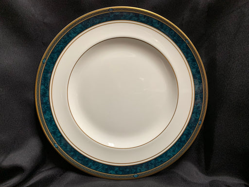 Royal Doulton Biltmore, Green/Blue Marble Band: Dinner Plate, 10 5/8"