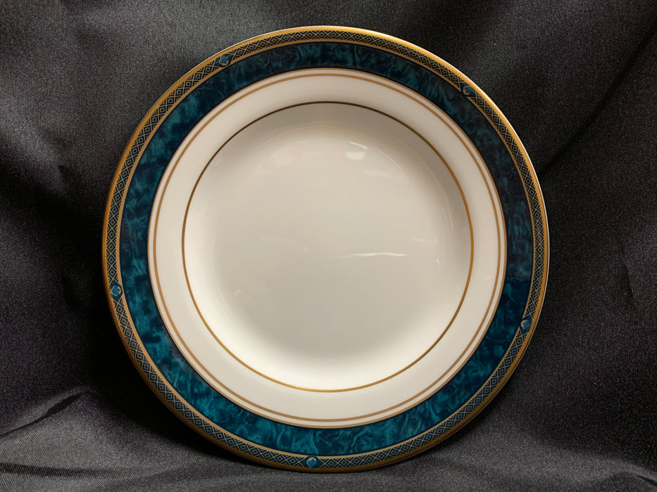 Royal Doulton Biltmore, Green/Blue Marble Band: Bread Plate, 6 5/8"
