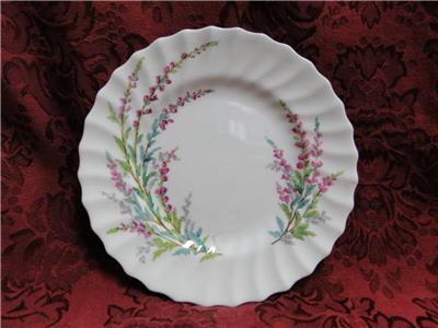 Royal Doulton Bell Heather, Pink Flowers, No Trim: Bread Plate, 6 1/4", As Is