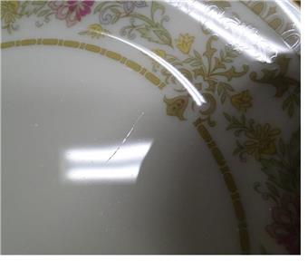 Lenox Castle Garden, Floral, Gold Trim: Bread Plate (s), 6 3/8"