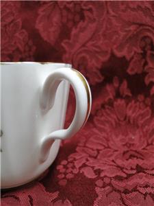 Royal Worcester Dorchester, Brown & Yellow Flowers: Cup & Saucer Set (s), 2 5/8"