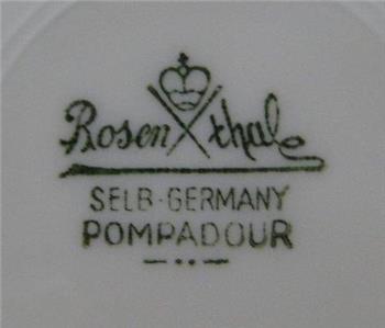 Rosenthal Moss Rose, Pompadour, Ivory: Dinner Plate (s), 10 1/8"