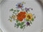 Thun Thu71 Floral Rim & Center, Cream Band: Salad Plate (s), 7 1/2"