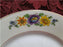 Thun Thu71 Floral Rim & Center, Cream Band: Salad Plate (s), 7 1/2"