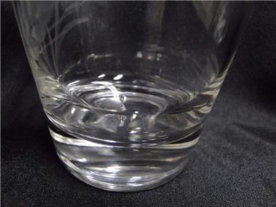 Clear w/ Gray Cut Wheat: Tumbler (s) 3 1/4" -- CR#077