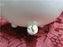 Nippon White w/ Pink/White Flowers: Footed Bowl, 5 1/8" x 2 3/8" Tall